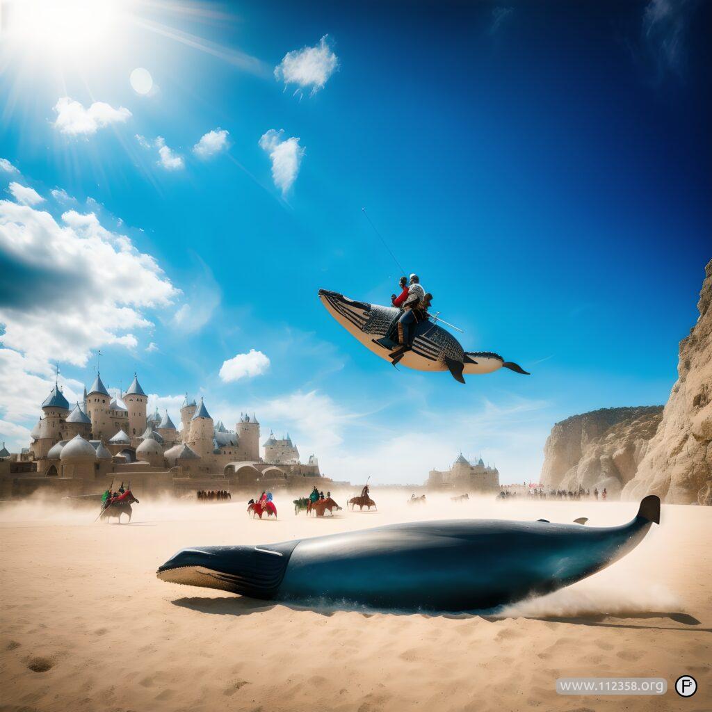 Witajcie w surrealistycznym świecie jeźdźców uniesionych na grzbiecie latających wielorybów! 🐋✨ Razem wyruszamy w podróż po granicach wyobraźni, gdzie rzeczywistość miesza się z fantazją. Przygotujcie się na niezapomniane przygody w nieodkrytych krainach! 
